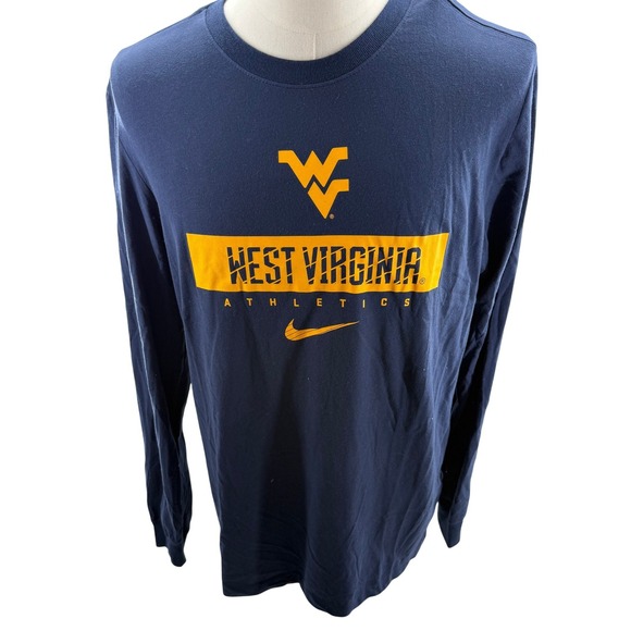Nike Other - Nike‎ West Virginia Mountaineers Dri-FIT On Field Tee Shirt Mens Large New
